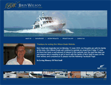 Tablet Screenshot of brinwilsonboats.co.nz